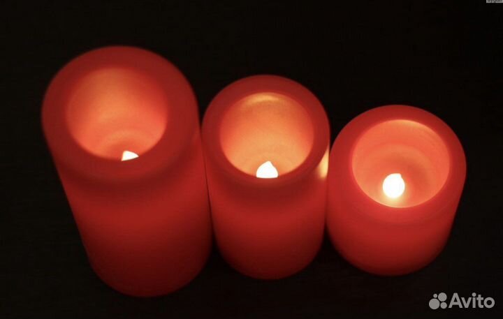 Светодиоидные свечи IKEA (красные)