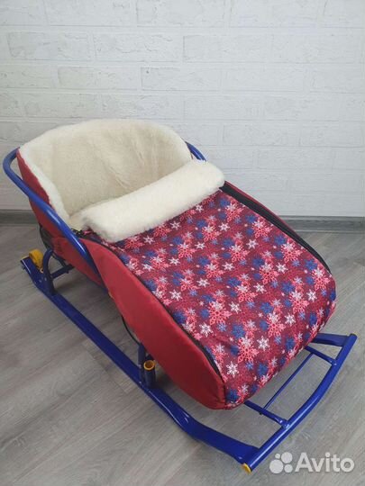 Матрасик в коляска санки 3в1