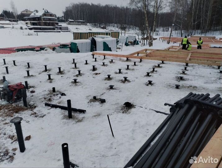 Винтовые сваи под ключ