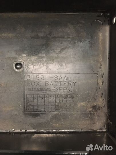 Площадка под аккумулятор honda jazz