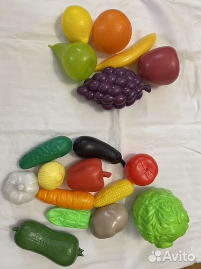 Набор для игры фруктов и овощей