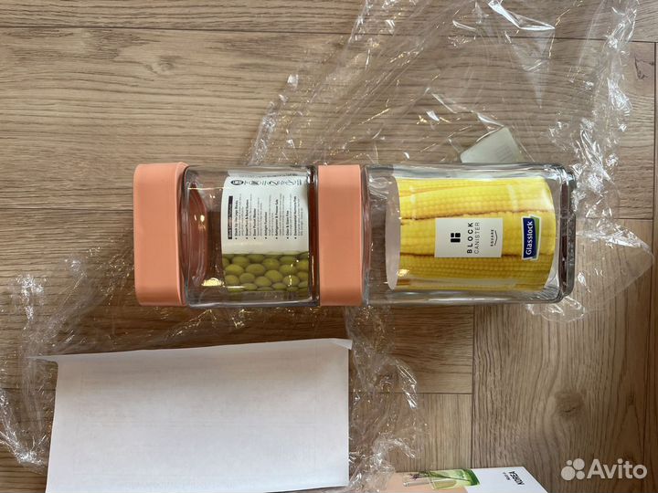 Набор банок для хранения из стекла Glasslock Корея