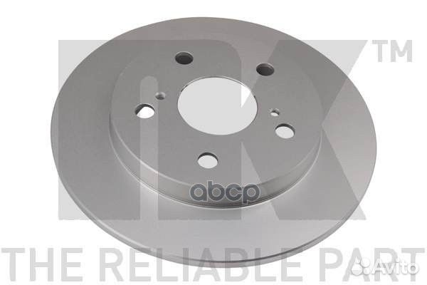 3145124NK диск тормозной задний с покрыт Toyot