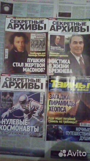 Журналы Секретные архивы, Загадки истории