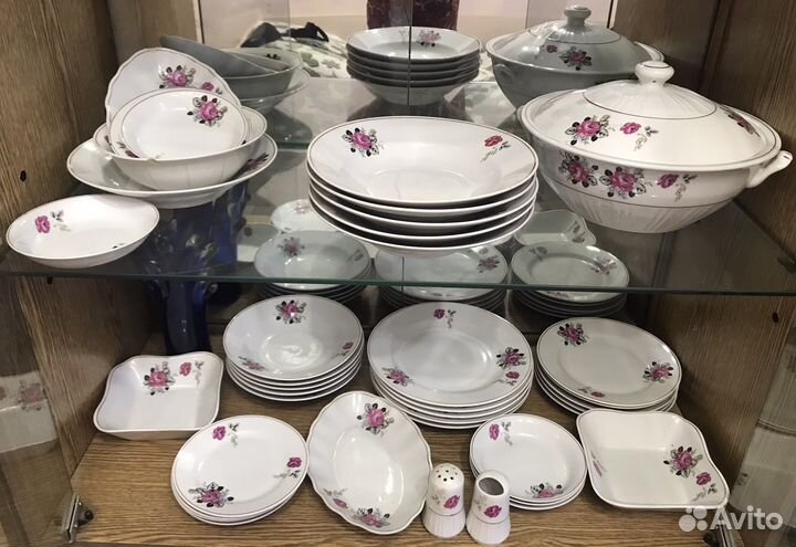 Столовый сервиз фарфор времён СССР Северн. Корея