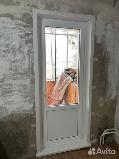Балконная дверь и окно