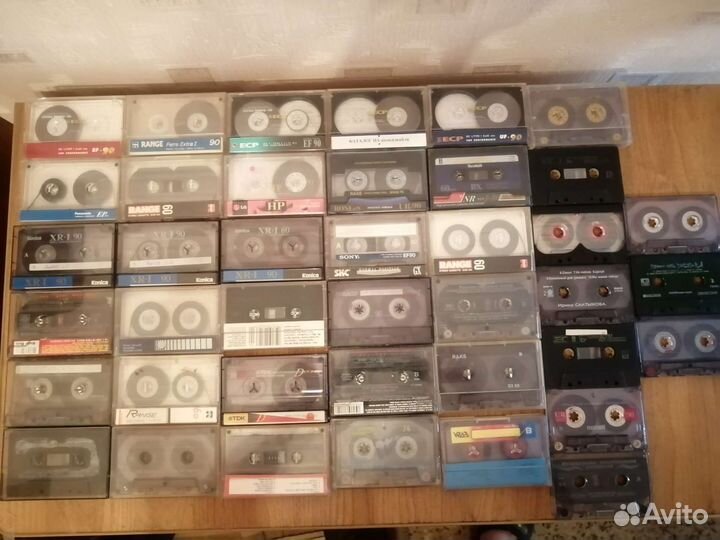 Аудиокассеты 40 штук