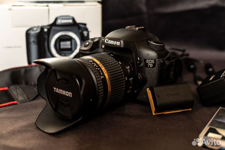 Фотоаппарат Canon eos 7d + объектив Tamron 17-50