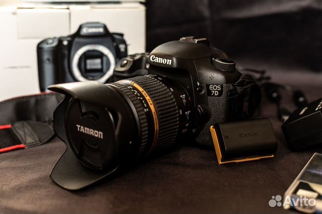 Фотоаппарат Canon eos 7d + объектив Tamron 17-50