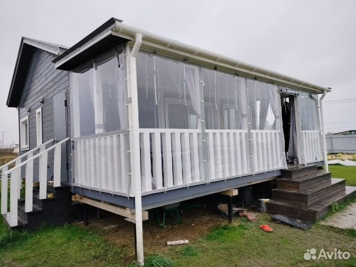 Мягкие окна для террас и беседок