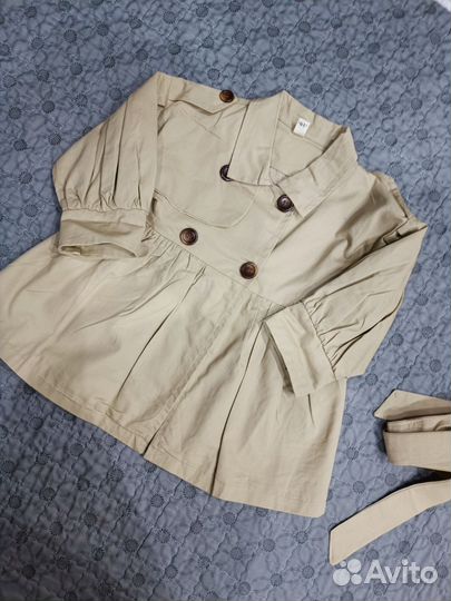Тренч для девочки 86-92