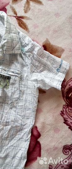 Рубашка Outventure, летняя мальчик р.140-152