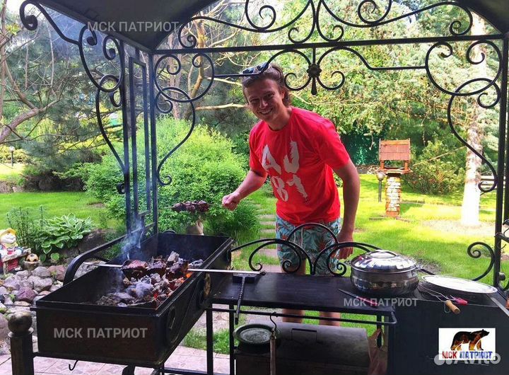 Беседка с мангалом