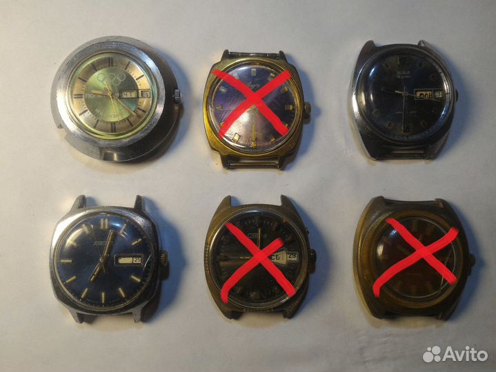 Часы мужские механические неисправные Обмен