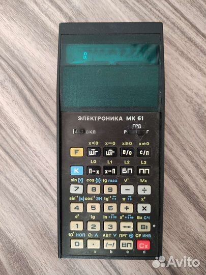 Микрокалькулятор электроника мк 61