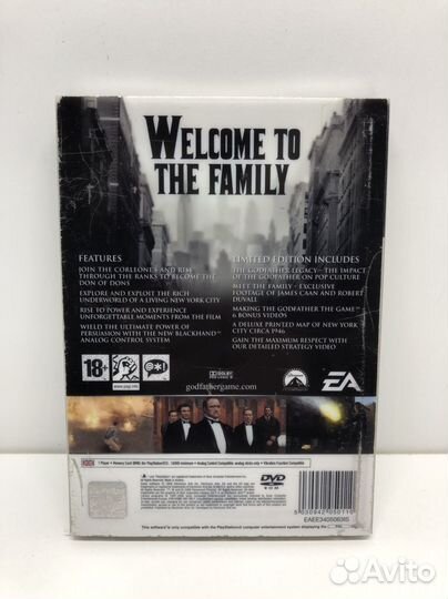 Диск Steelbook Godfather Limited edition на PS2