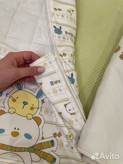 Комплект для малыша 56-68(одеяло,конверт, подушка)