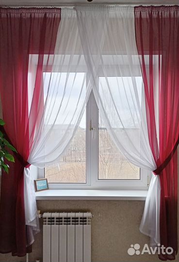 Штора для кухни новая