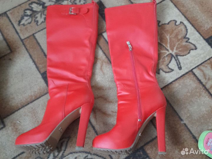 Сапоги ботфорты