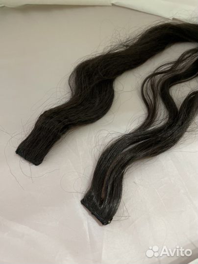 Пряди на заколках