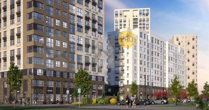 2-к. квартира, 55,2 м², 7/25 эт.