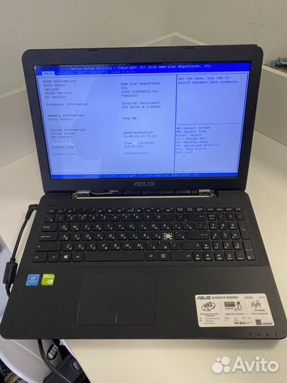 Ноутбук asus nvidia GT920/Intel 4 ядра