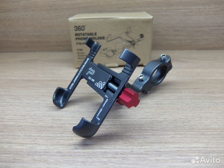 Держатель телефона Promend на руль раздвижной