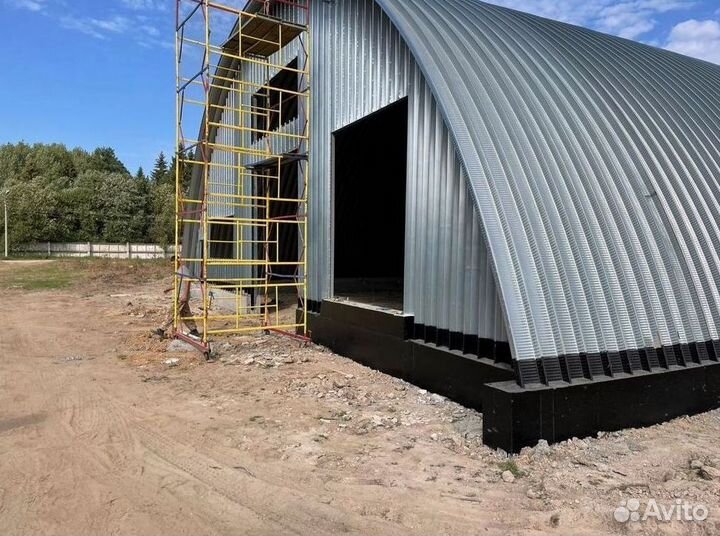 Ангар бескаркасный