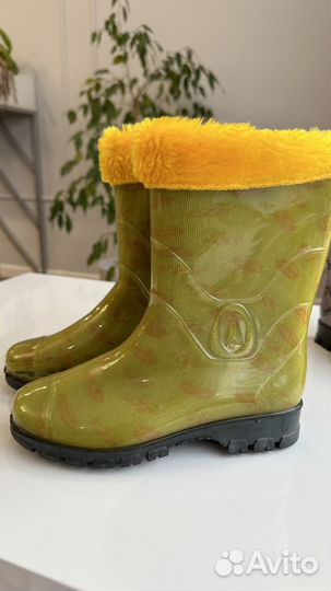 Резиновые сапоги для девочки 32 34