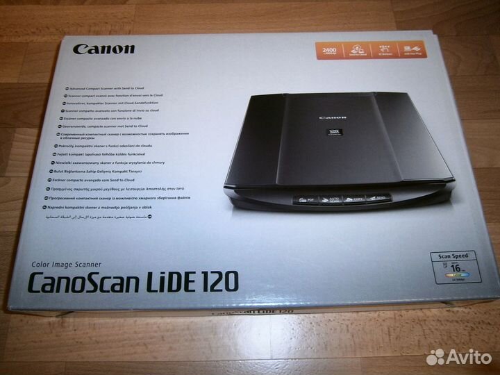 Сканер Canon canoscan lide 120