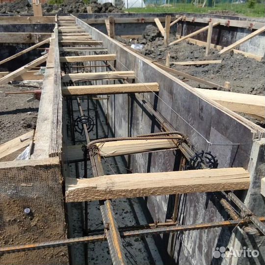 Бетонные работы -монолит