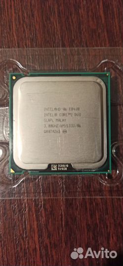 Процессор Intel Core 2 duo E8400 Lga 775