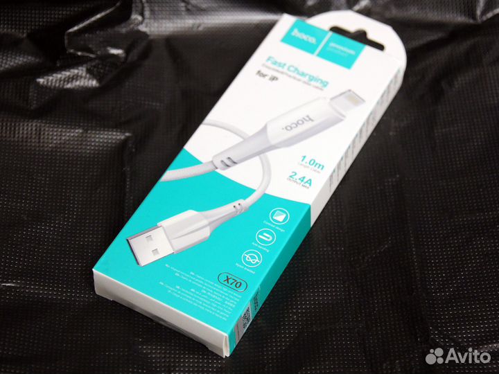 Кабель USB - Lightning Hoco X70 2.4A 1м