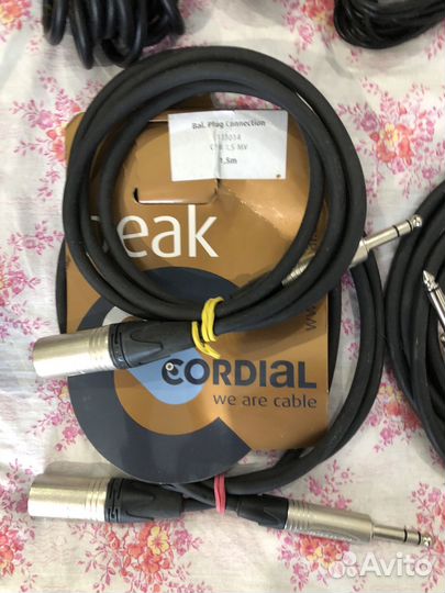 Аудио провода разные: Микрофонные, джеки