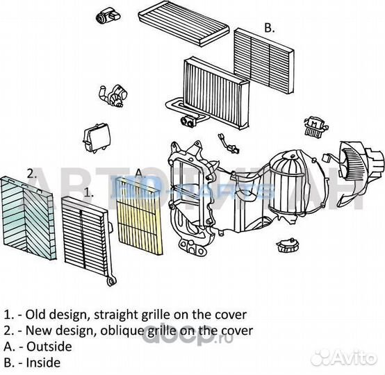 118915 фильтр салона volvo FH(4 ) HD-parts