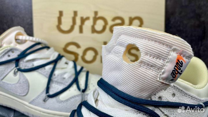 Nike Dunk Low Off White Мужские Кроссовки