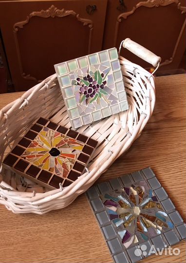 Мозаика. Подставка под горячее