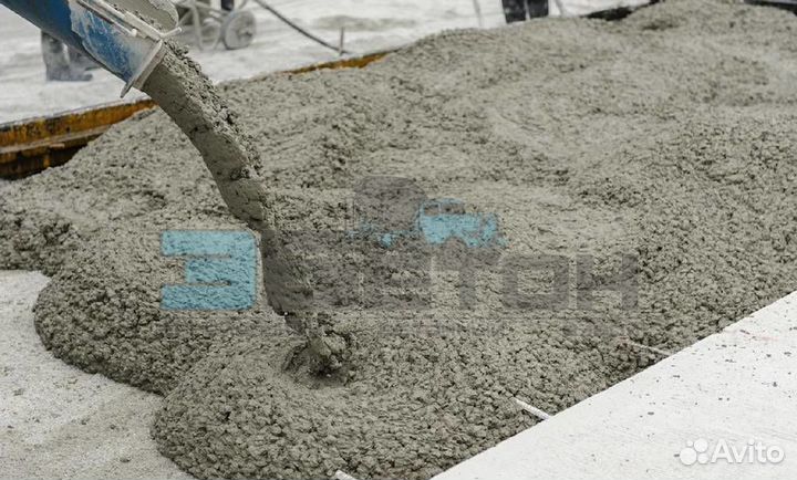 Бетон на известняковом щебне М-100