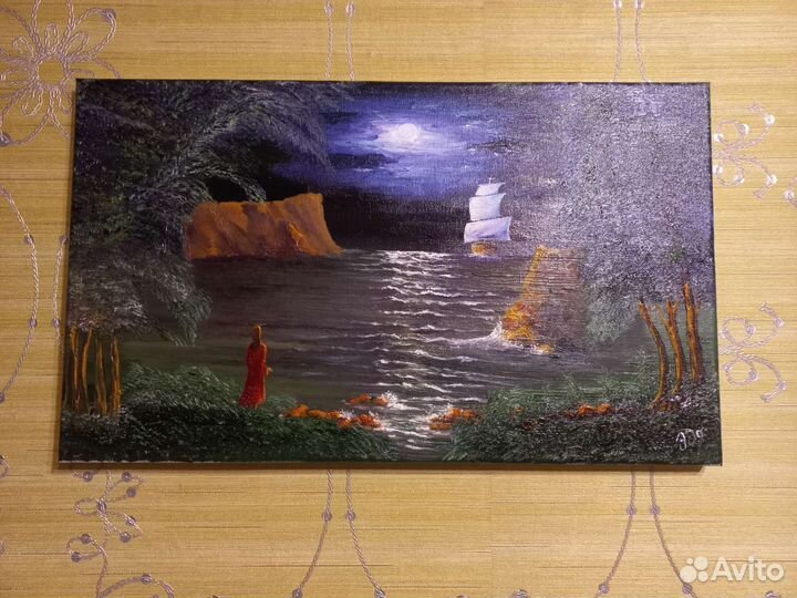 Картина маслом холст
