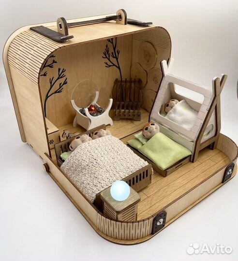 Кукольный домик-чемодан «Сканди»