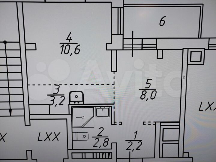 2-к. квартира, 30,4 м², 3/15 эт.