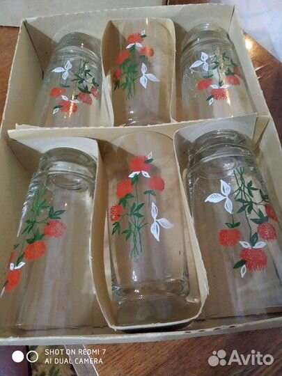 Набор стаканов. Набор для кофе