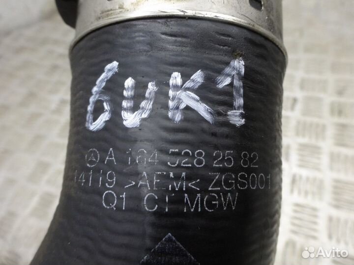 Патрубок интеркулера Мерседес 164