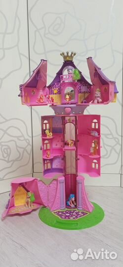 Замок Радужная башня Filly Unicorn + 10 пони