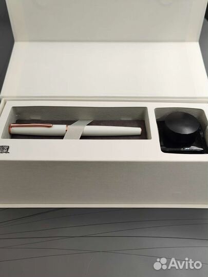 Набор перьевая ручка Hongdian 0.4 мм(роз. золото)