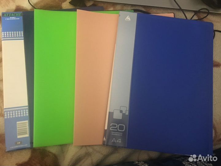Папка скоросшиватель А4 бу, Папка с файлами на 10