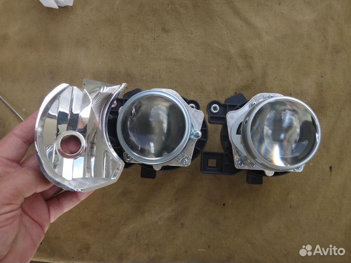 Киа Сид Линза фары Левой Ceed 12-15, 15-18