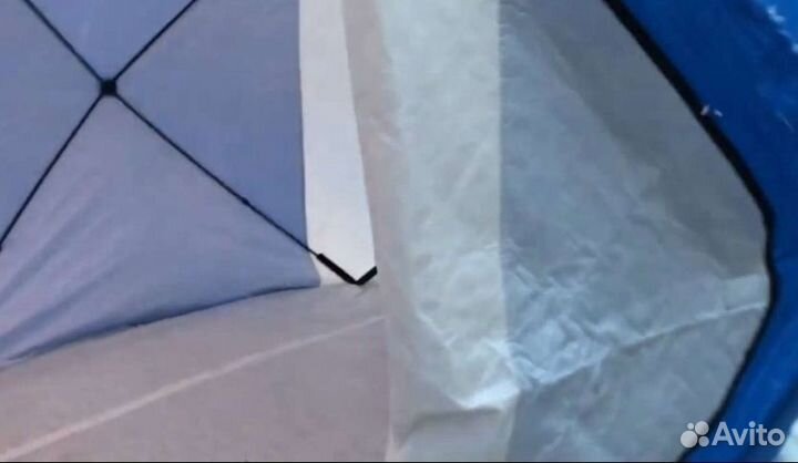 Палатка сдвоенный куб.Палатка трехслойная 400*200
