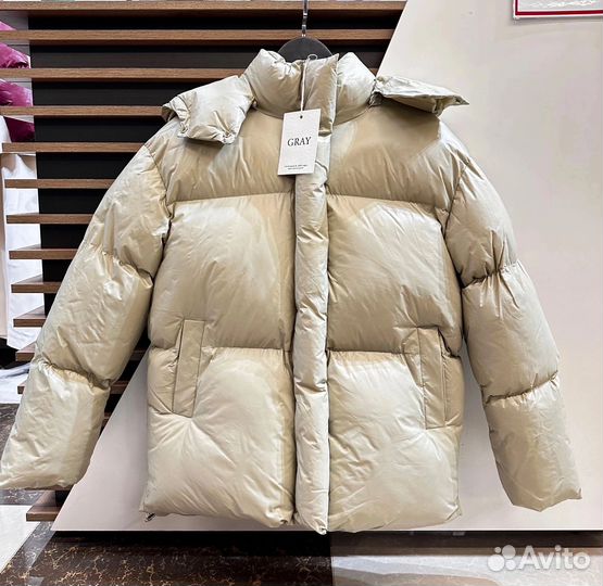 Пуховик перламутр Корея оверсайз разные