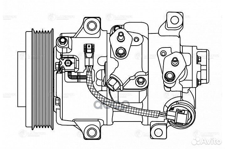 Компрессор кондиц. для а/м Toyota RAV 4 (06) 2